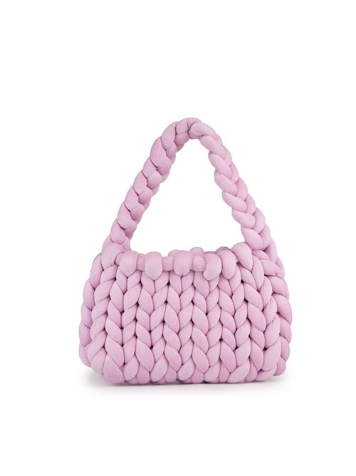 Borsa crochet intrecciata velvet Mc2 Saint Barth | ANAIS00249G VELVET 21 EMB